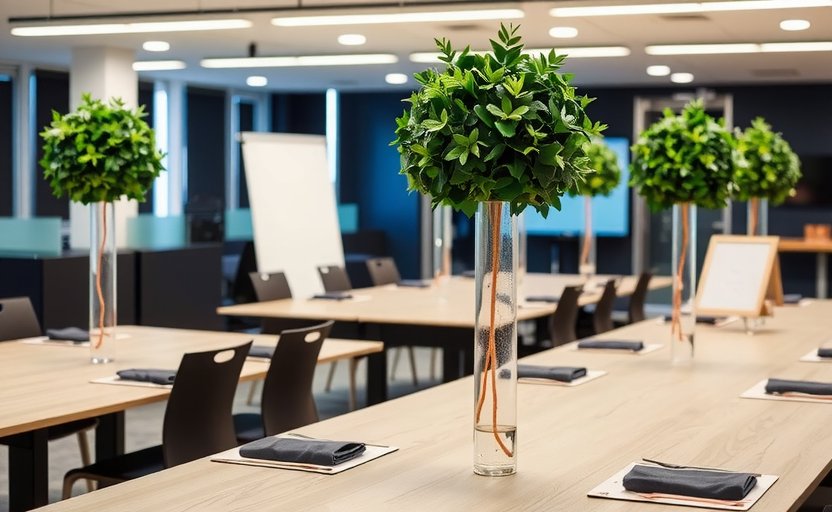 Corporate floral gifting and decor