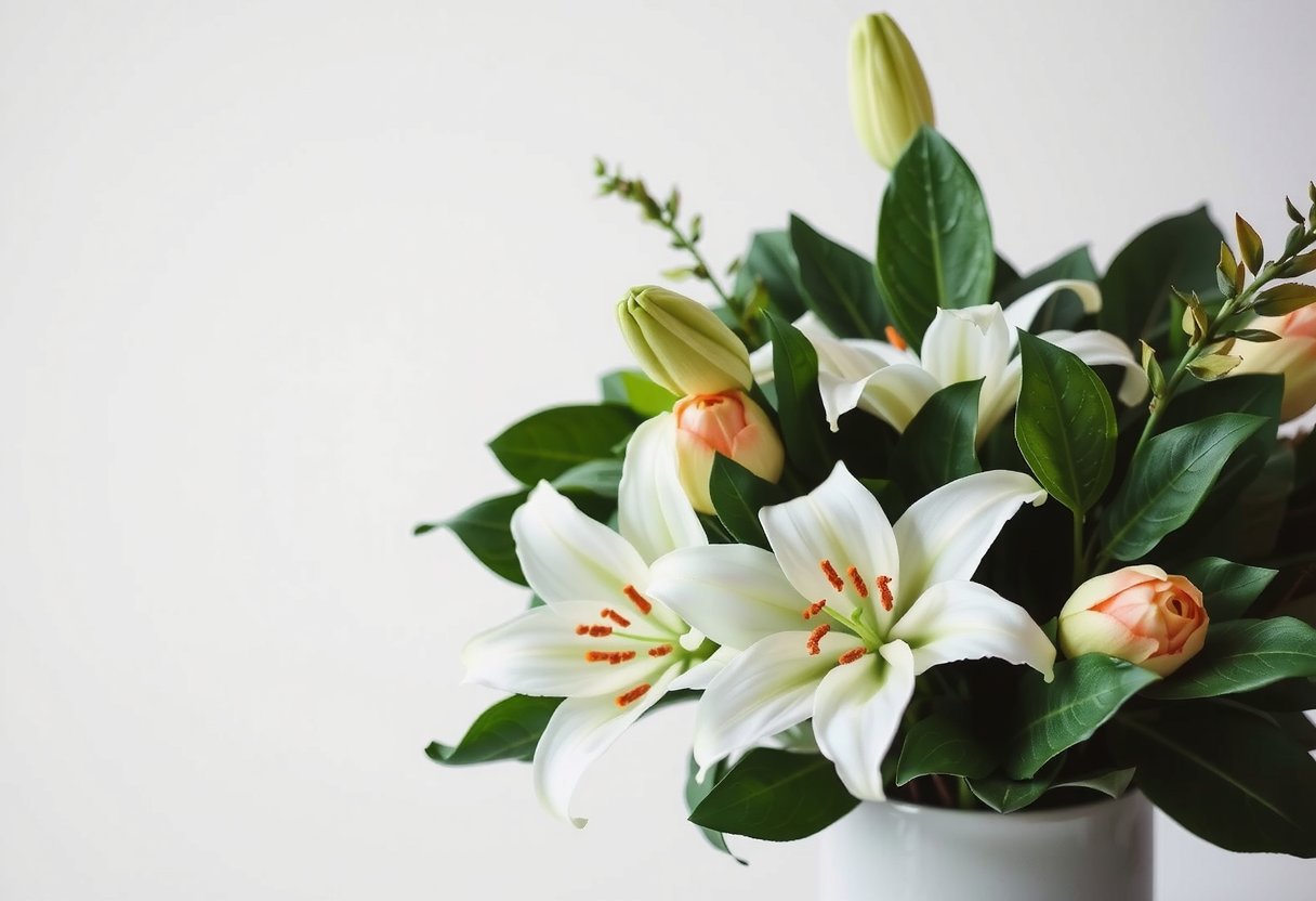 Sympathy floral arrangement