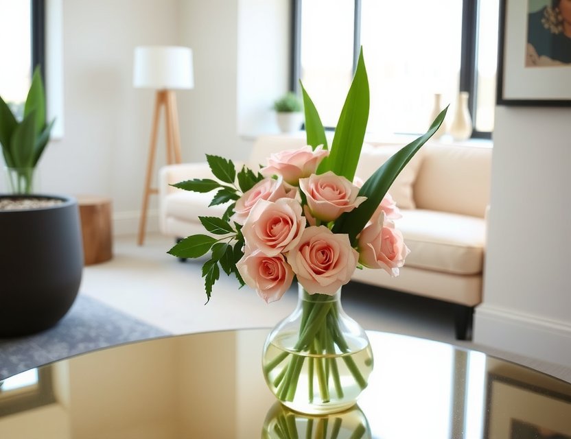Luxury flower subscription delivery